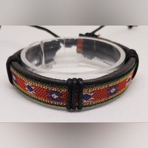 Men's leather‎ bracelet tribal new e68